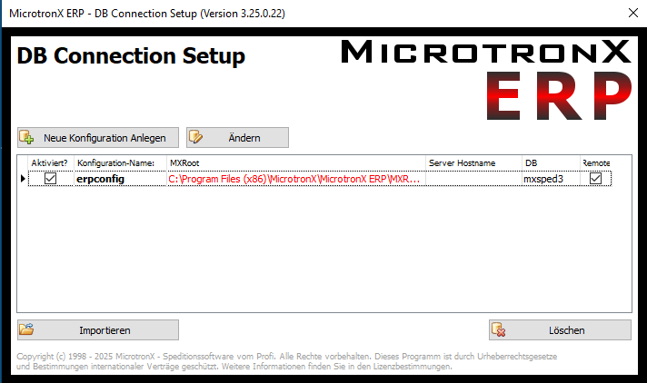 DB Connection Setup