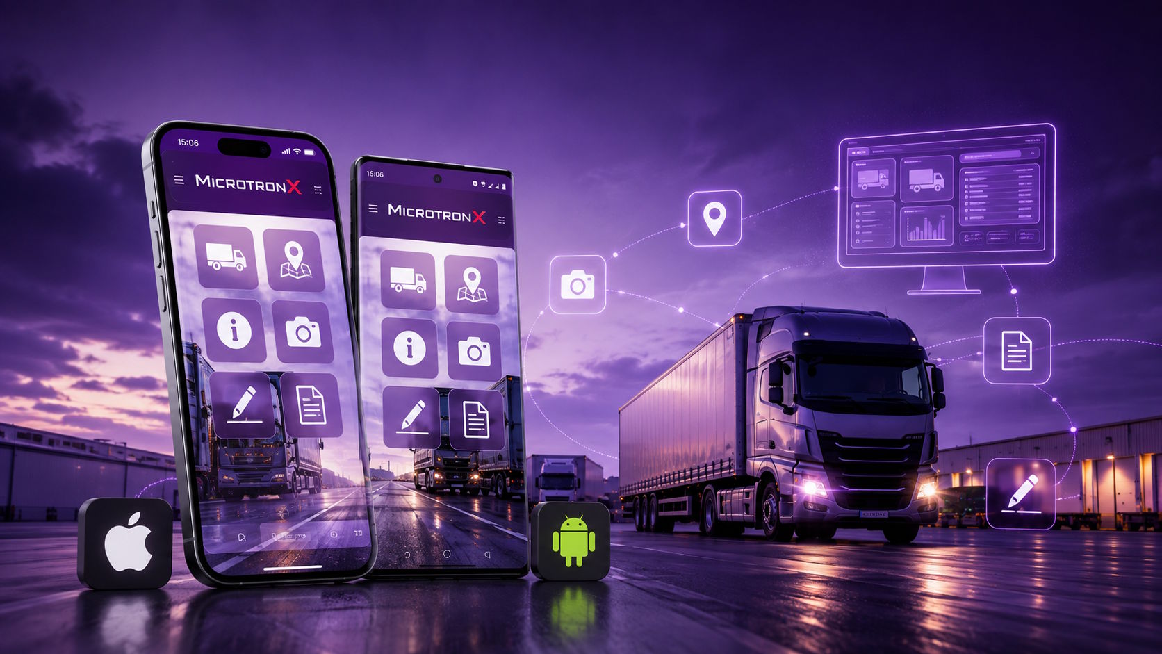 📱 Die neue MicrotronX Fahrer-App ist da – jetzt für Android und iOS