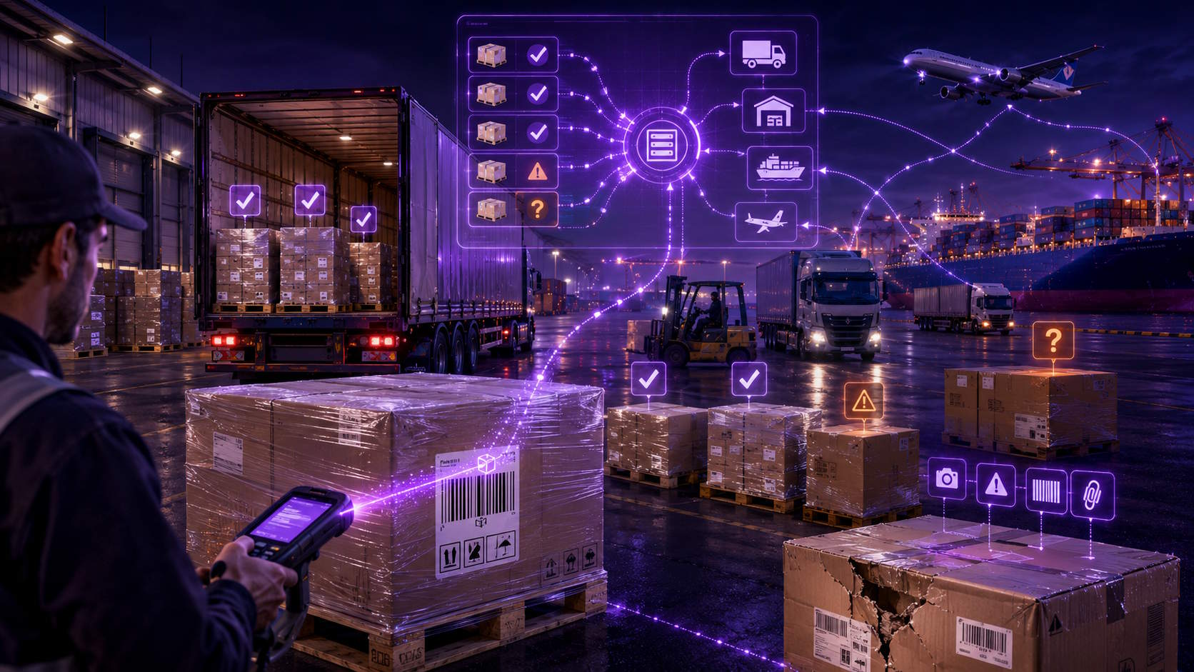 🚛 Ist wirklich alles auf dem LKW? Barcodegestützte Verladekontrolle im MicrotronX ERP
